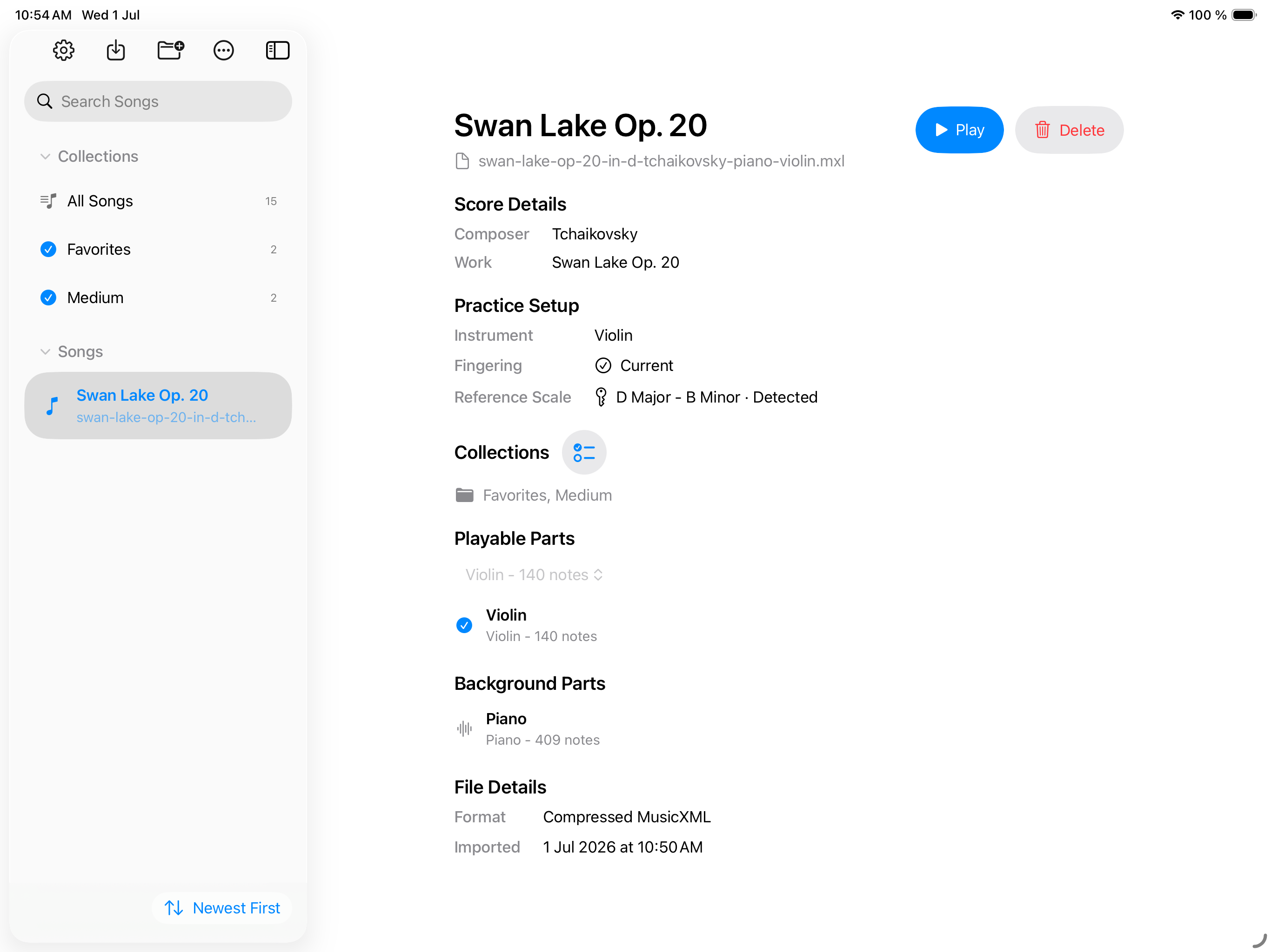 StringFlow collections on iPad